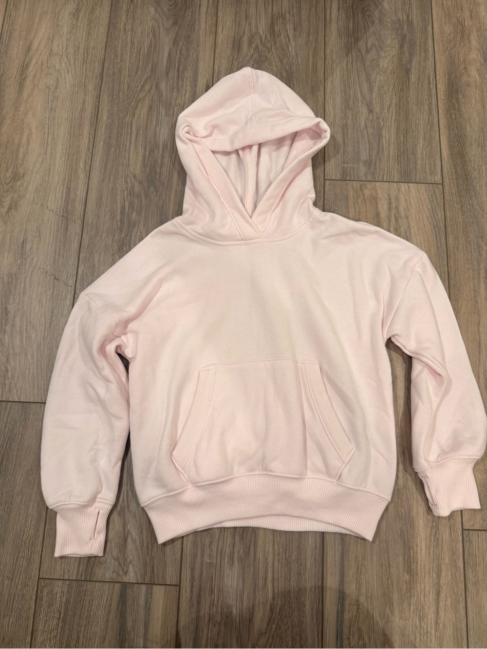 abercrombie kids Pale Pink Hooded Pullover Sweatshirt